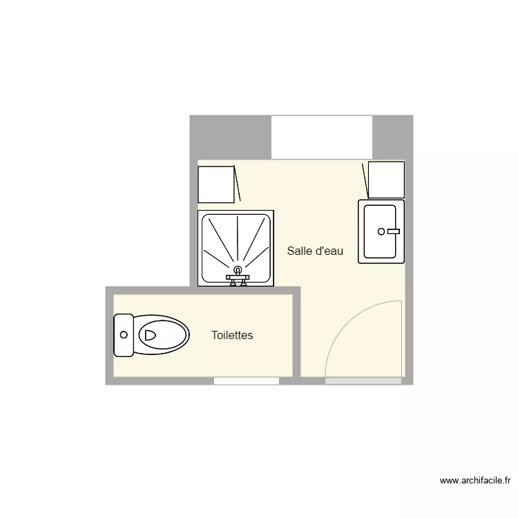 plan avant travaux guiader. Plan de 