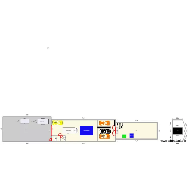 DEPOT FC RACING. Plan de 0 pièce et 0 m2 DEPOT FC RACING. Plan de 0 pièce et 0 m2
