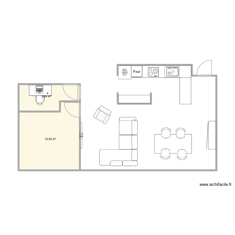 ondres avec bureau. Plan de 0 pièce et 0 m2 ondres avec bureau. Plan de 0 pièce et 0 m2