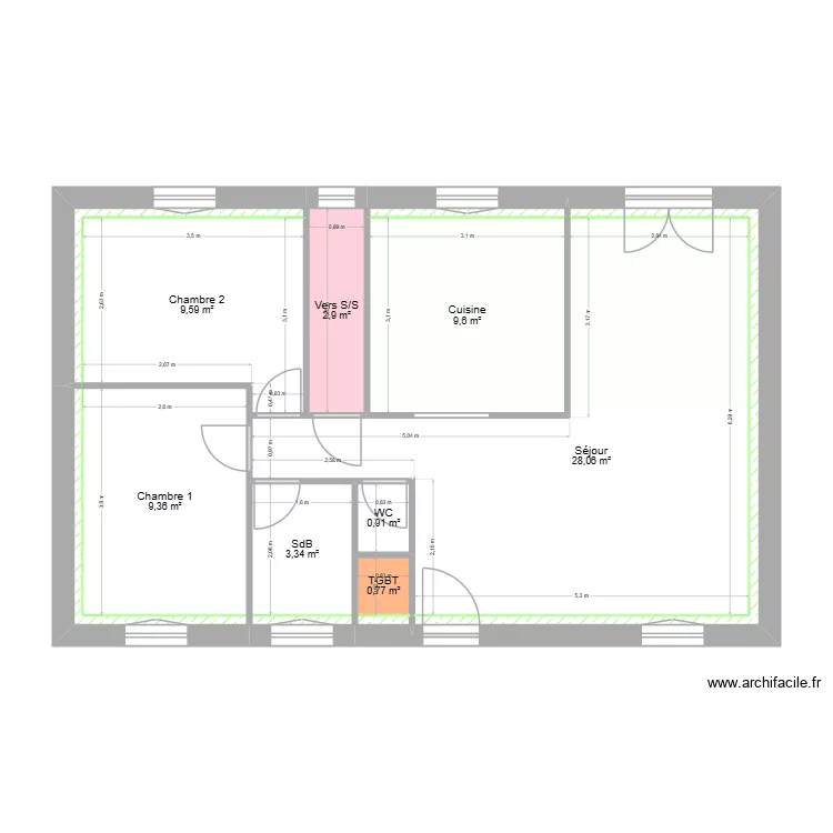 MOREL - PILLARD (2). Plan de 14 et 69 m² MOREL - PILLARD (2). Plan de 14 et 69 m²