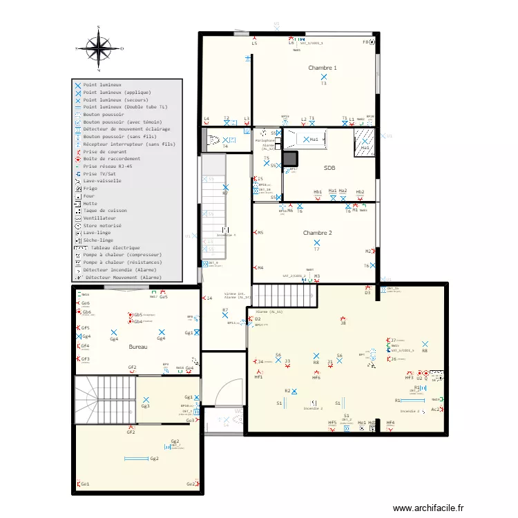 Home (Sch&eacute;ma &eacute;lectrique) v2.15. Plan de 