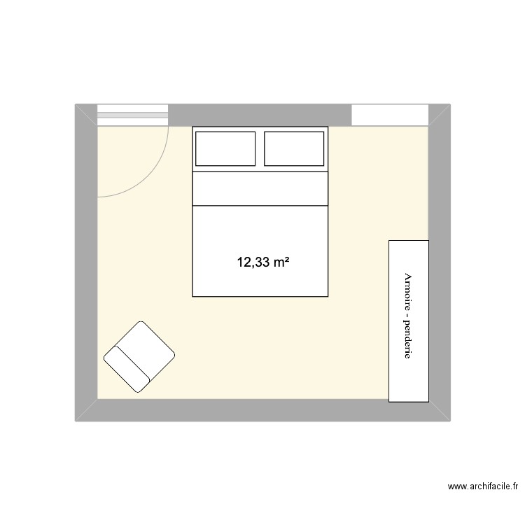 Chambre bébé. Plan de 0 pièce et 0 m2