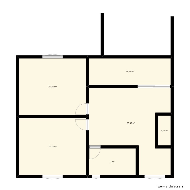 etage villa dream 2. Plan de 6 pièces et 92 m2