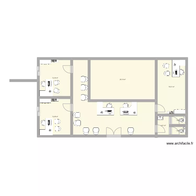 chaymae. Plan de 8 pièces et 111 m²