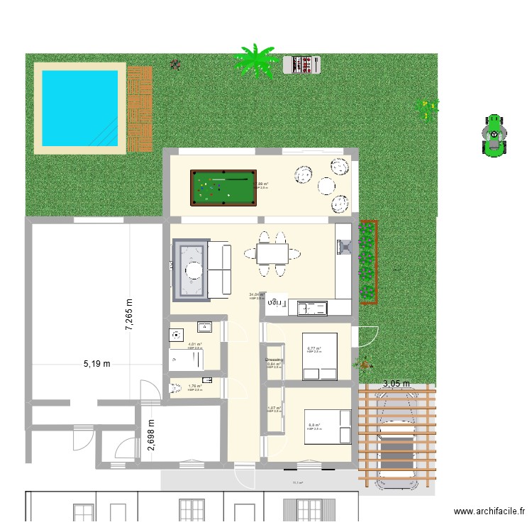 ayguade renovation 2. Plan de 8 pièces et 75 m2