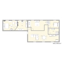 PLAN BUREAU AMENAGE EN APPARTEMENT 2