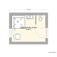 Salle de bain actuelle - Paul