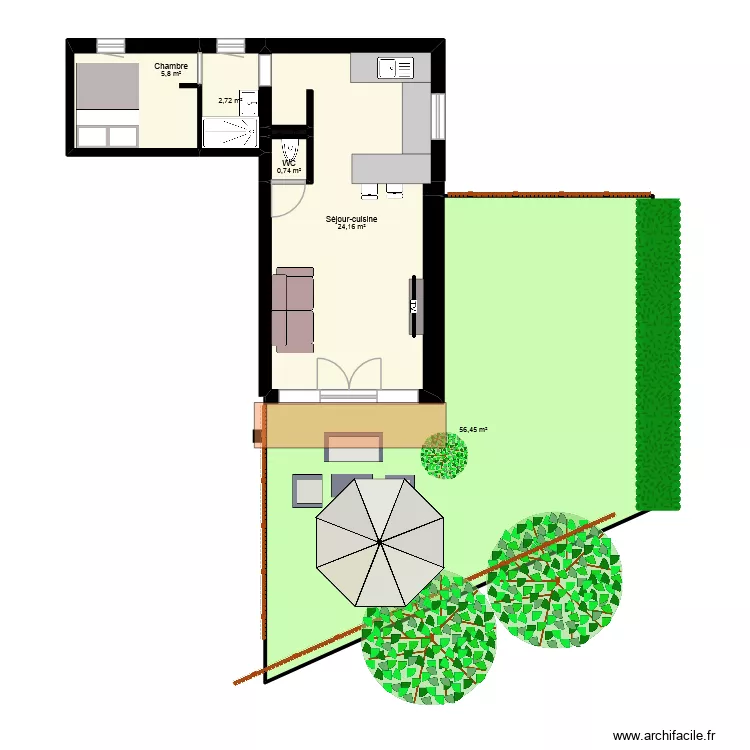 MORA TROU DU LOUP. Plan de 