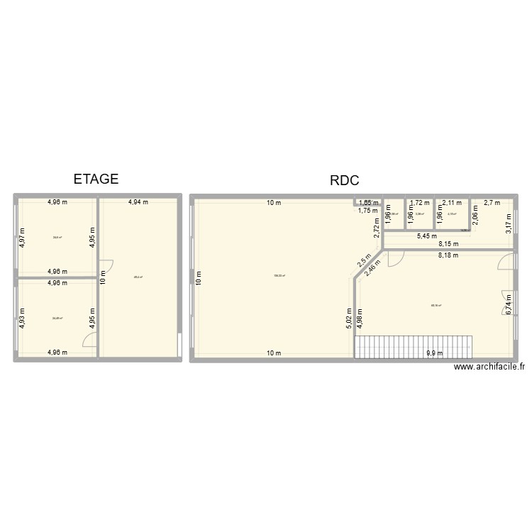 we pole studio. Plan de 10 pièces et 295 m2