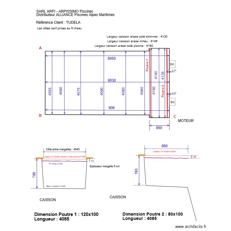 volet piscine TULEDA. Plan de 0 pièce et 0 m2