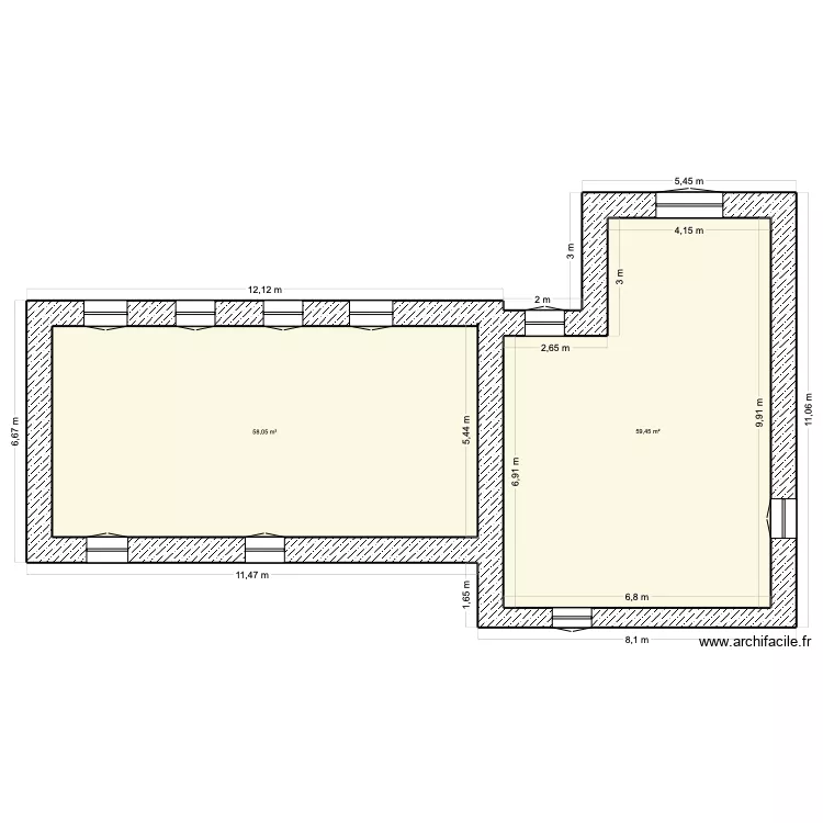 1er - La Soubardais - Joan. Plan de 