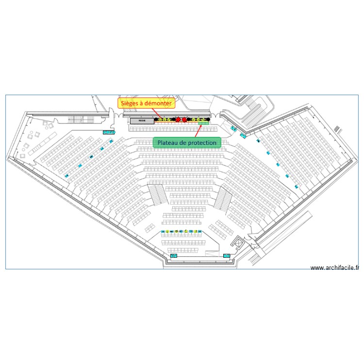 OMPI implantation. Plan de 0 pièce et 0 m2