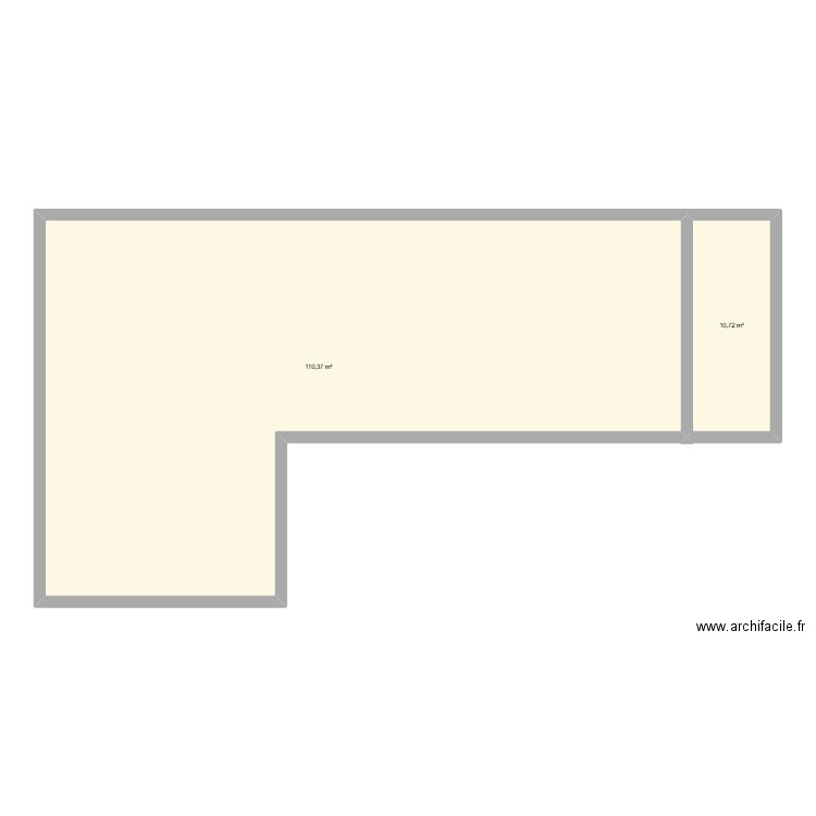 Maison canly 1. Plan de 2 pièces et 121 m2