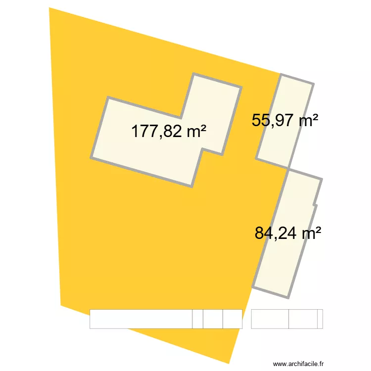 Cadastre le coquero. Plan de 3 et 318 m² Cadastre le coquero. Plan de 3 et 318 m²