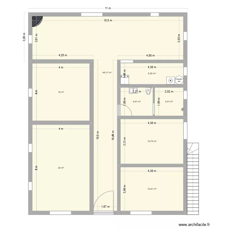 aymarwa§. Plan de 8 Pièces et 131 m² aymarwa§. Plan de 8 Pièces et 131 m²