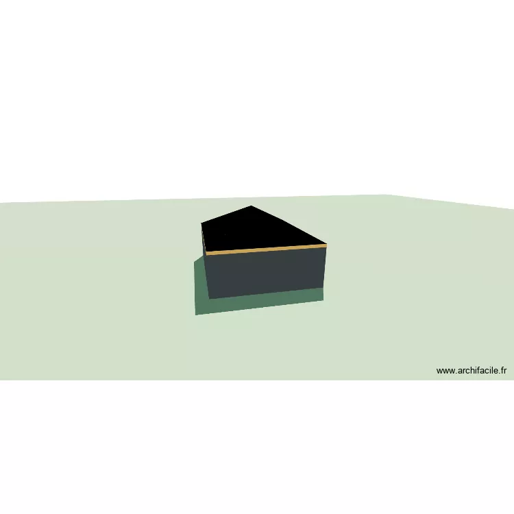 TOIT KAYA. Plan de 1 Pièce et 48 m² TOIT KAYA. Plan de 1 Pièce et 48 m²