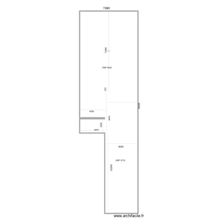 garage NYLSON. Plan de 