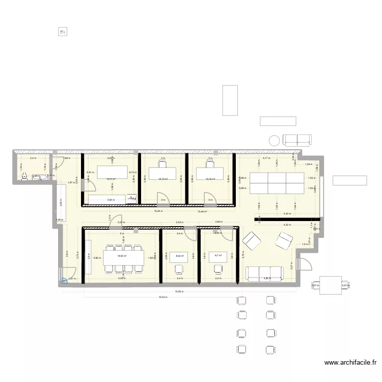LA DURANNE Test final 2. Plan de 7 et 141 m² LA DURANNE Test final 2. Plan de 7 et 141 m²