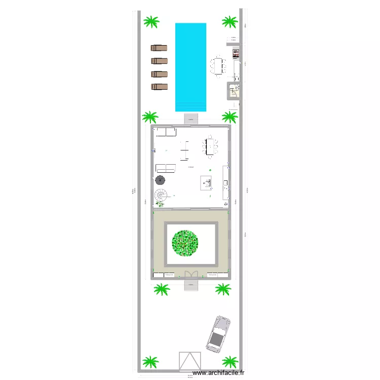 Maison Maroc. Plan de Maison Maroc. Plan de