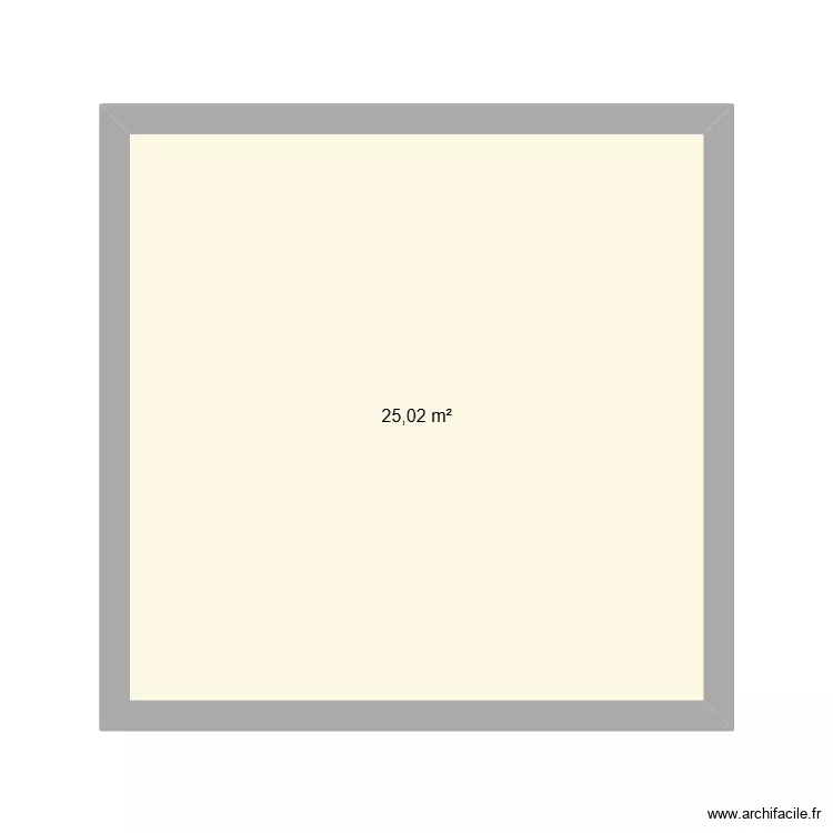 Construction Extension Lachaux. Plan de 1  et 25 m²