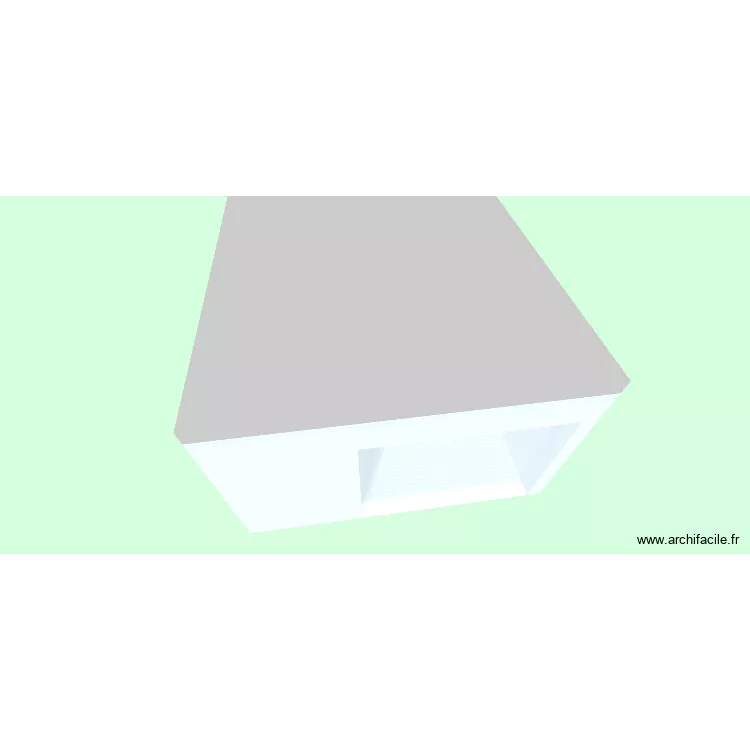 Extension Jardin. Plan de 1  et 19 m²