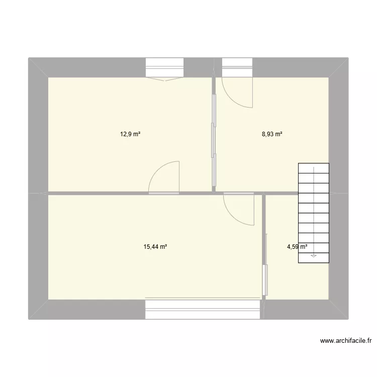 Maison 2. Plan de 