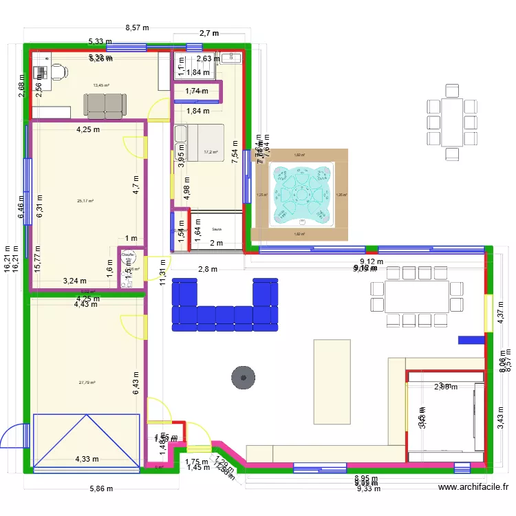 Maison Version 4. Plan de 9 et 87 m² Maison Version 4. Plan de 9 et 87 m²