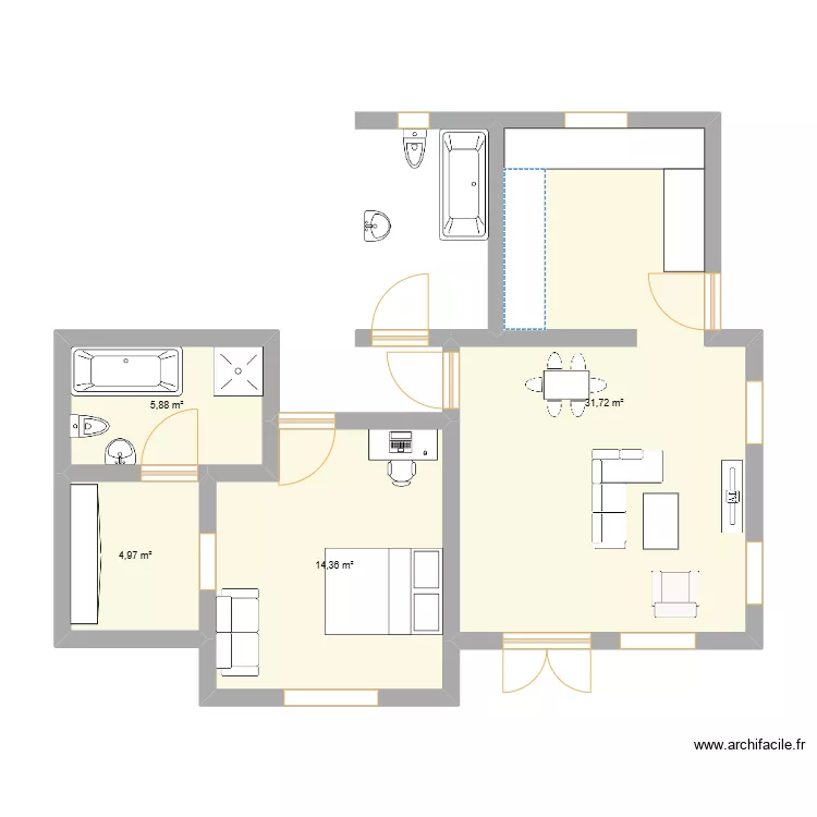 Ma Maison Mengo. Plan de 