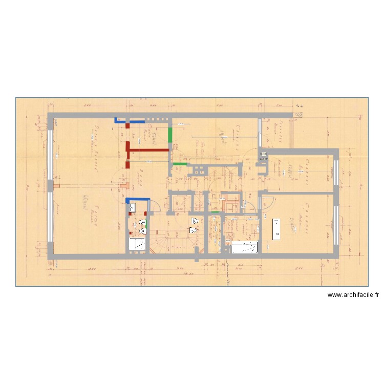 demolizioni ricostruzioni. Plan de 0 pièce et 0 m2