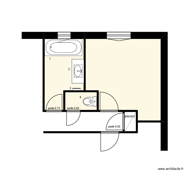 Bourreau Orbigny. Plan de 0 pièce et 0 m2
