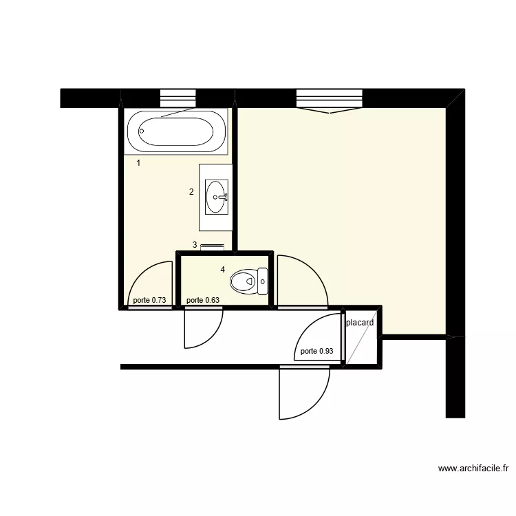 Bourreau Orbigny. Plan de 