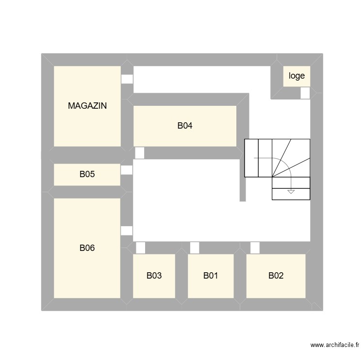 UGZIA GHARDAIA. Plan de 8 pièces et 11 m2