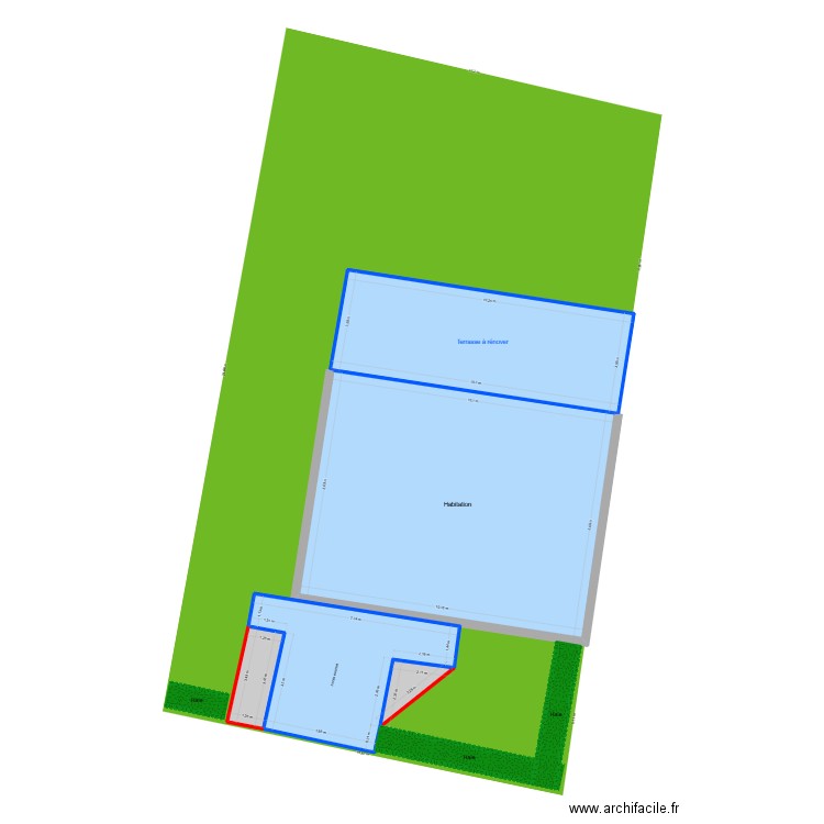 BAISIEUX AVANT. Plan de 5 pièces et 148 m2