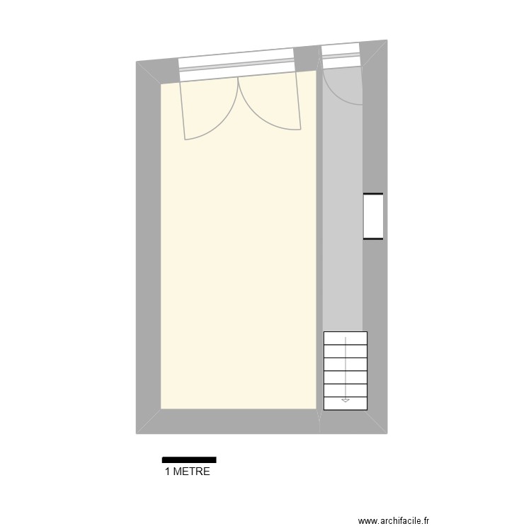 LLUCIA 26 RDC. Plan de 2 pièces et 24 m2