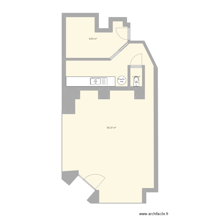 Local Sion. Plan de 0 pièce et 0 m2