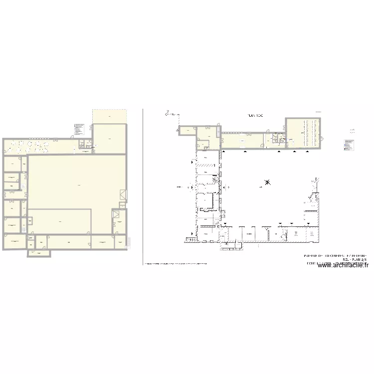 salle prieuré projet 2 autre. Plan de 87 et 2827 m² salle prieuré projet 2 autre. Plan de 87 et 2827 m²