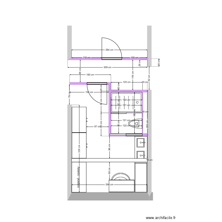 Bathroom. Plan de 0 pièce et 0 m2