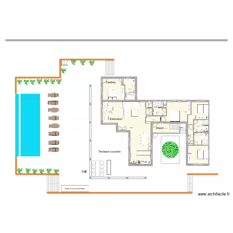 Carovigno 19 d&eacute;cembre. Plan de 12 pièces et 154 m²