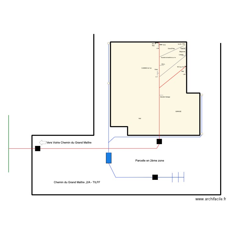 grand maître. Plan de 0 pièce et 0 m2