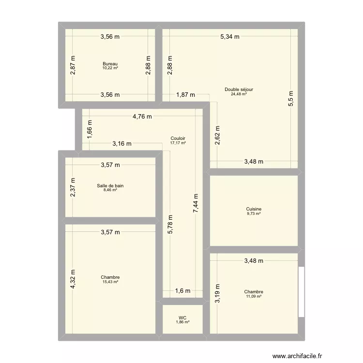 Maison Huccorgne 2. Plan de 8 Pièces et 98 m² Maison Huccorgne 2. Plan de 8 Pièces et 98 m²
