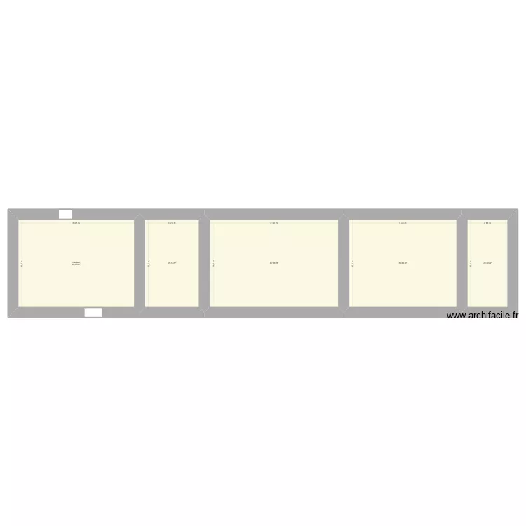 camp&eacute;n&eacute;ac. Plan de 5  et 236 m²