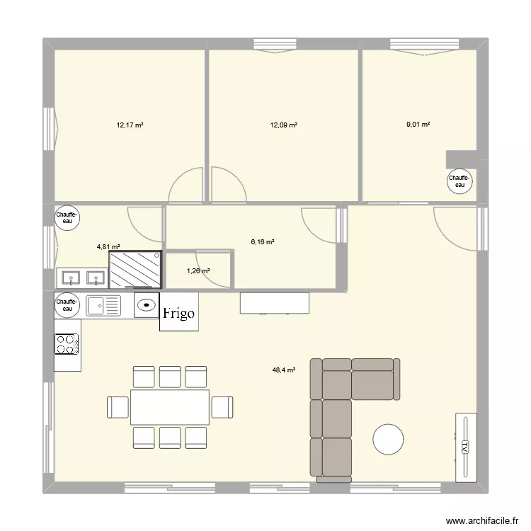 app 93 v3. Plan de 7 Pièces et 94 m² app 93 v3. Plan de 7 Pièces et 94 m²
