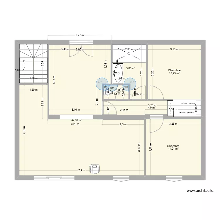 maison. Plan de 7 et 78 m² maison. Plan de 7 et 78 m²