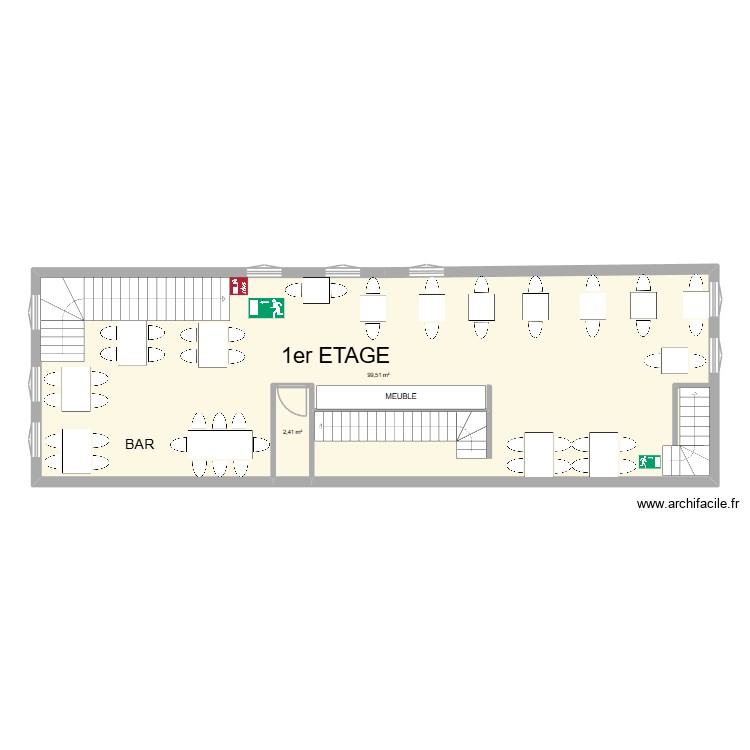FERTE HALL SECU. Plan de 0 pièce et 0 m2
