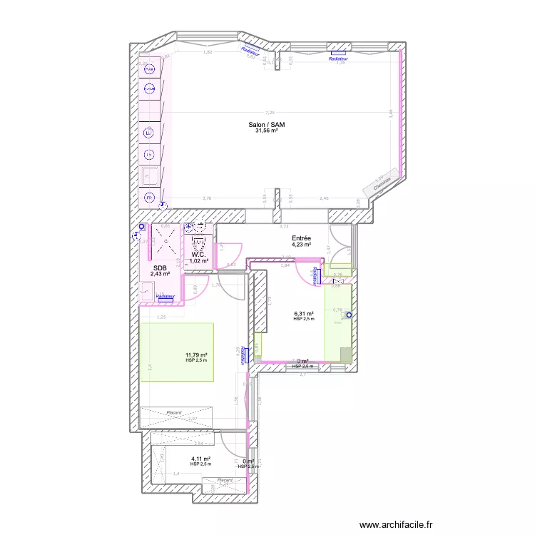 BOBILLOTVNEW2_AMENAGEMENT_14_05. Plan de 9  et 61 m²