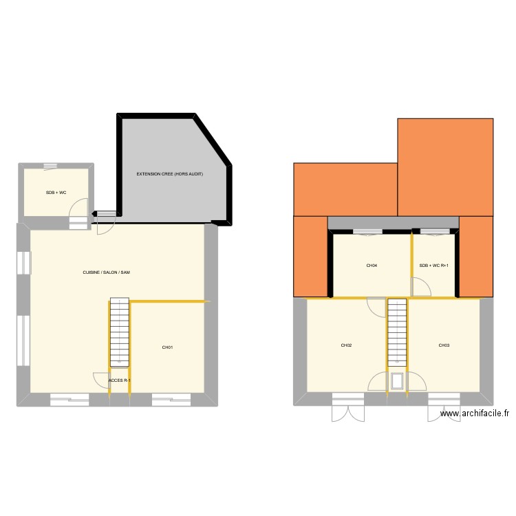 SQUEVIN Ingrid. Plan de 12 pièces et 130 m2