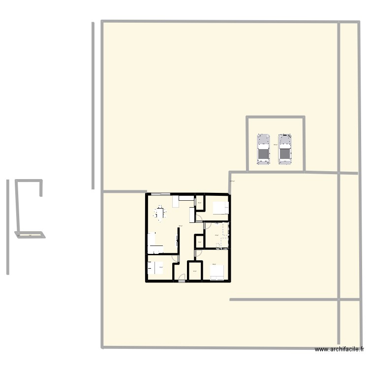 Maison. Plan de 11 pièces et 1346 m2