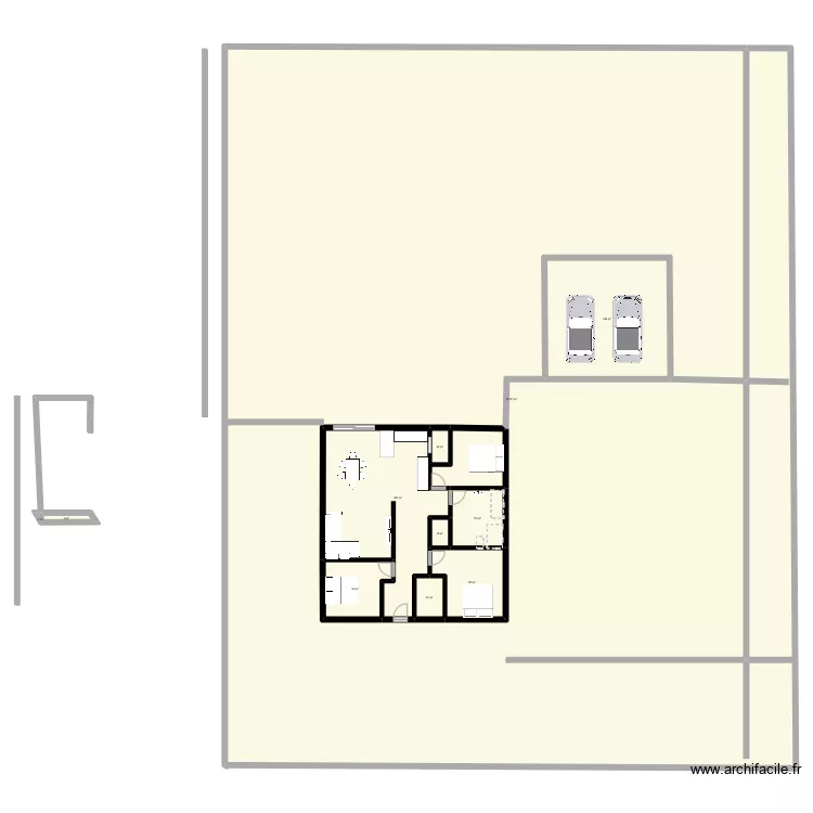 Maison. Plan de 