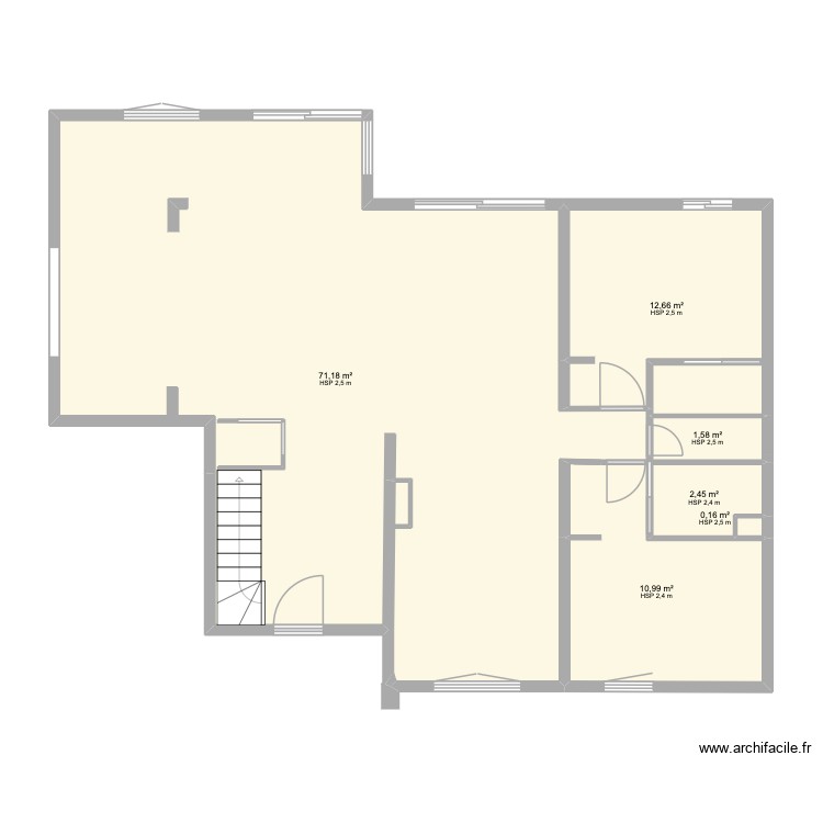 st martin rdc. Plan de 0 pièce et 0 m2