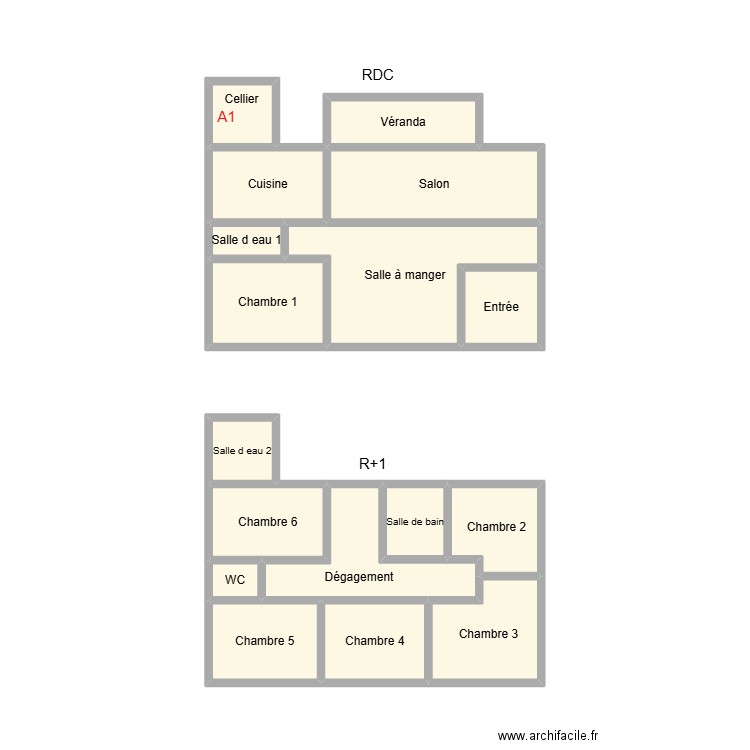 2505 DELBARRE. Plan de 17 pièces et 29 m2
